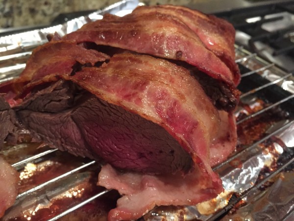 Venison Backstrap Wrapped in Bacon