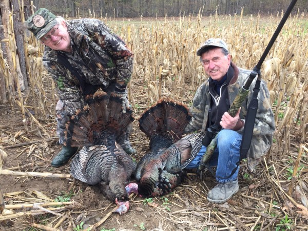 Dad and Tom with a successful opening day